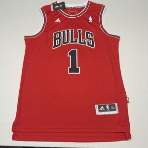 Derrick Rose Chicago Bulls Away NBA Adidas Swingman Jersey Mens Sz XL+2 NWT